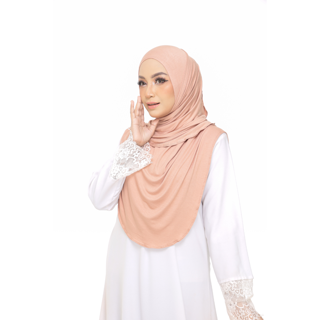 Nurul|Light Rust|Bawal Lazy Selapis|Cotton Jersey