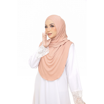 Nurul|Light Rust|Bawal Lazy Selapis|Cotton Jersey
