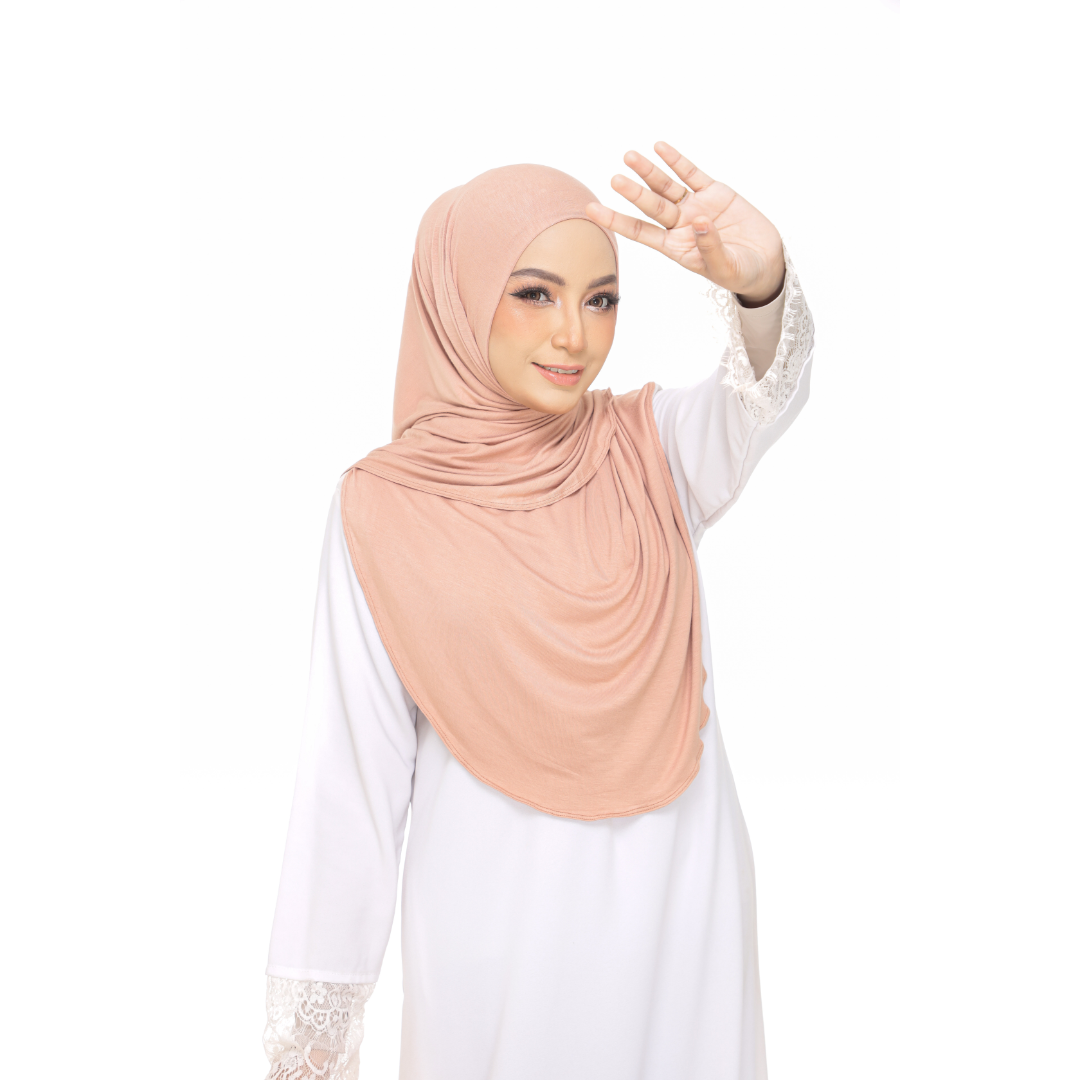Nurul|Light Rust|Bawal Lazy Selapis|Cotton Jersey
