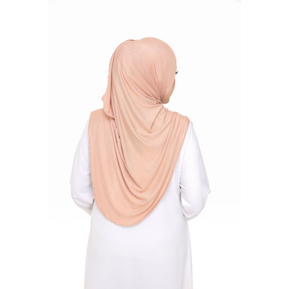 Nurul|Light Rust|Bawal Lazy Selapis|Cotton Jersey