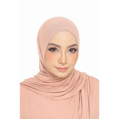 Nurul|Light Rust|Bawal Lazy Selapis|Cotton Jersey