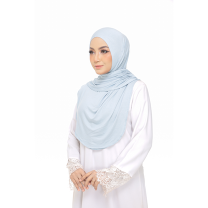 Nurul|Sky Blue|Bawal Lazy Selapis|Cotton Jersey