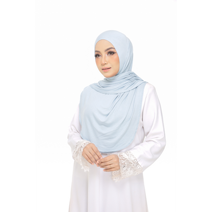 Nurul|Sky Blue|Bawal Lazy Selapis|Cotton Jersey