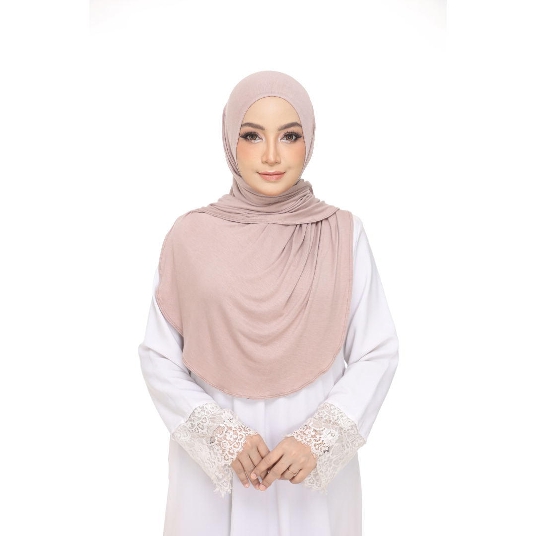 Nurul|Dusty Brown|Bawal Lazy Selapis|Cotton Jersey