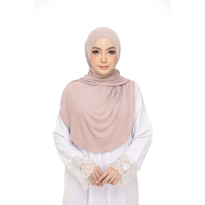 Nurul|Dusty Brown|Bawal Lazy Selapis|Cotton Jersey