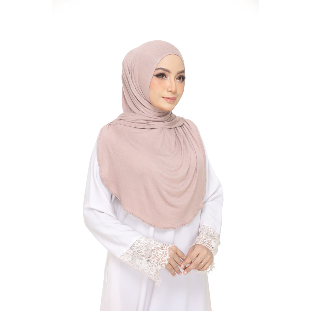 Nurul|Dusty Brown|Bawal Lazy Selapis|Cotton Jersey