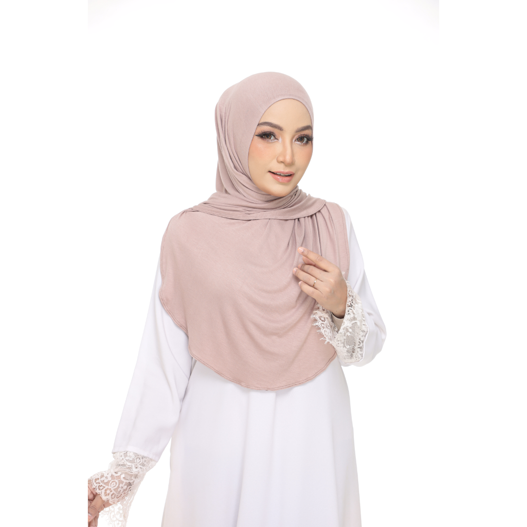 Nurul|Dusty Brown|Bawal Lazy Selapis|Cotton Jersey