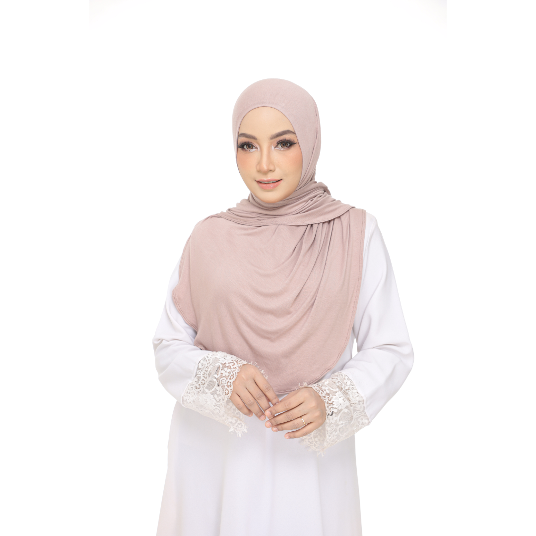 Nurul|Dusty Brown|Bawal Lazy Selapis|Cotton Jersey