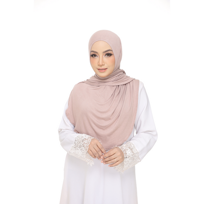 Nurul|Dusty Brown|Bawal Lazy Selapis|Cotton Jersey