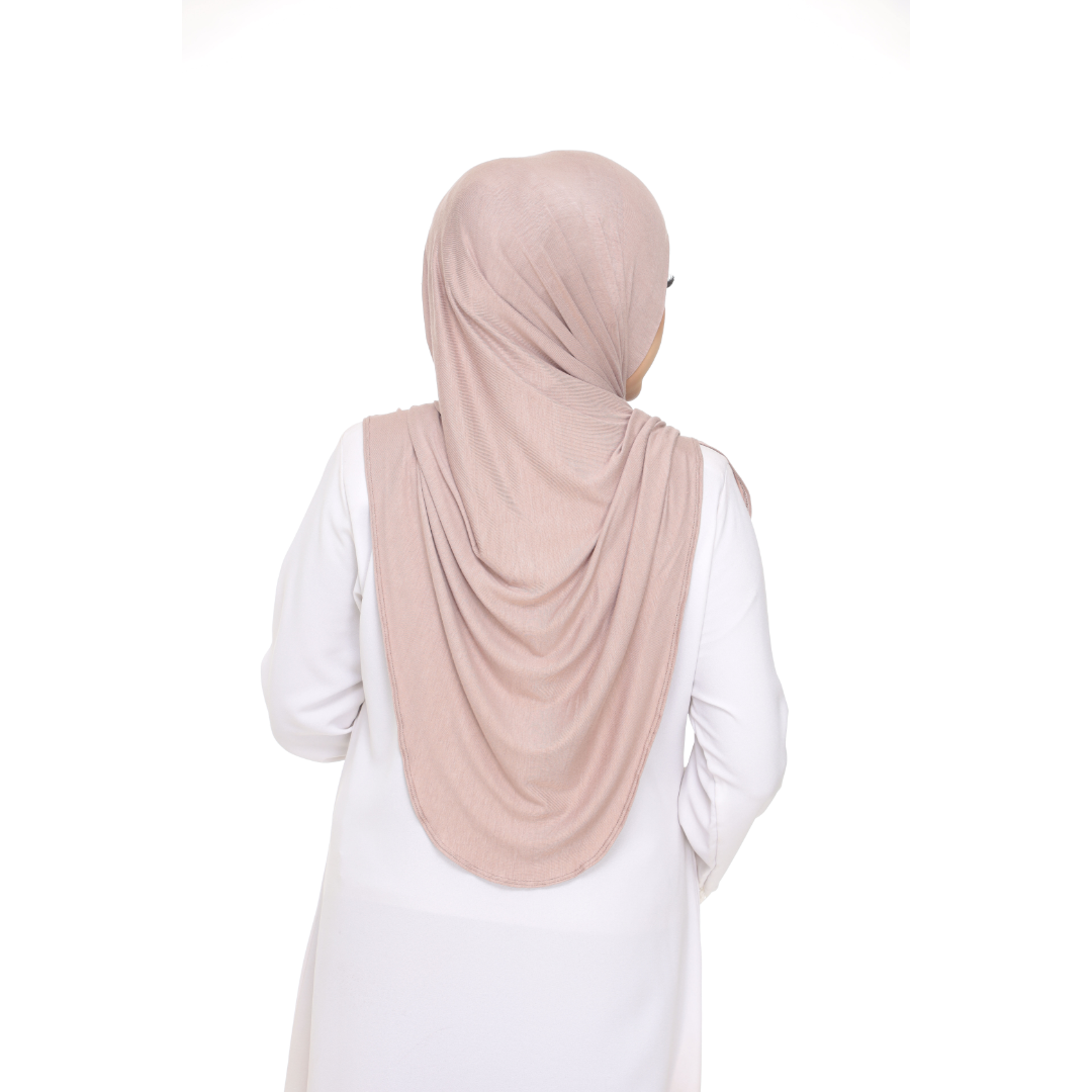 Nurul|Dusty Brown|Bawal Lazy Selapis|Cotton Jersey