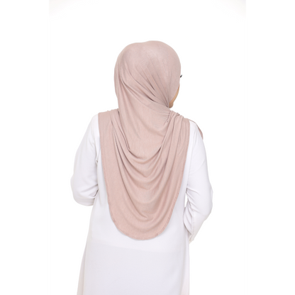 Nurul|Dusty Brown|Bawal Lazy Selapis|Cotton Jersey