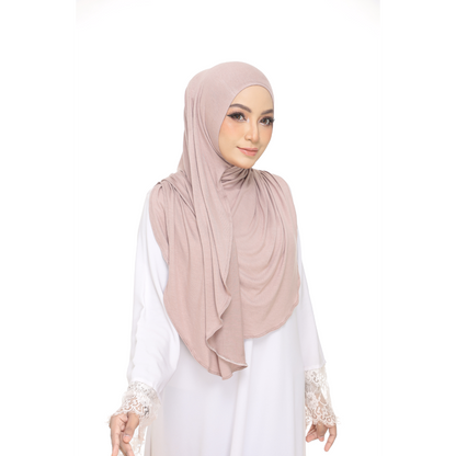 Nurul|Dusty Brown|Bawal Lazy Selapis|Cotton Jersey