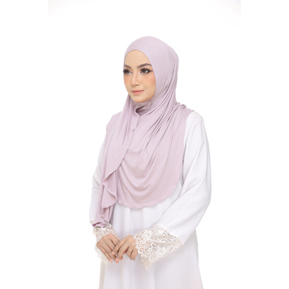 Nurul|Lavender|Bawal Lazy Selapis|Cotton Jersey