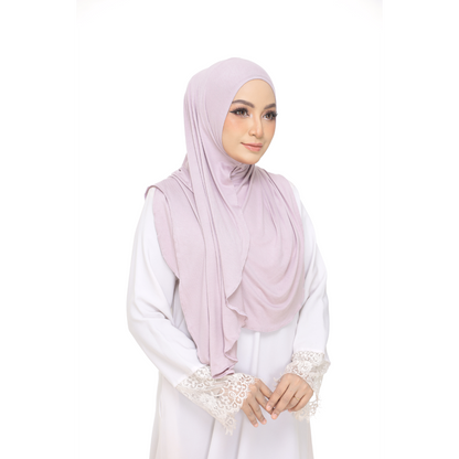 Nurul|Lavender|Bawal Lazy Selapis|Cotton Jersey