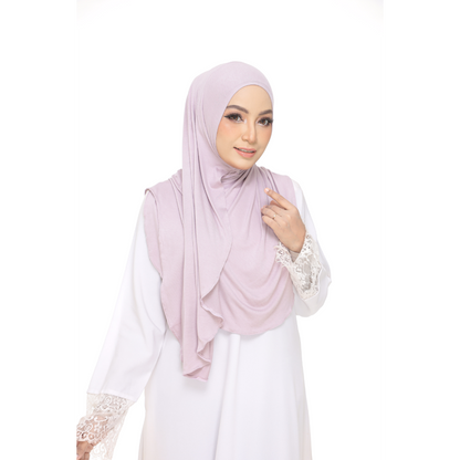 Nurul|Lavender|Bawal Lazy Selapis|Cotton Jersey