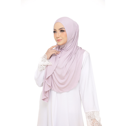 Nurul|Lavender|Bawal Lazy Selapis|Cotton Jersey