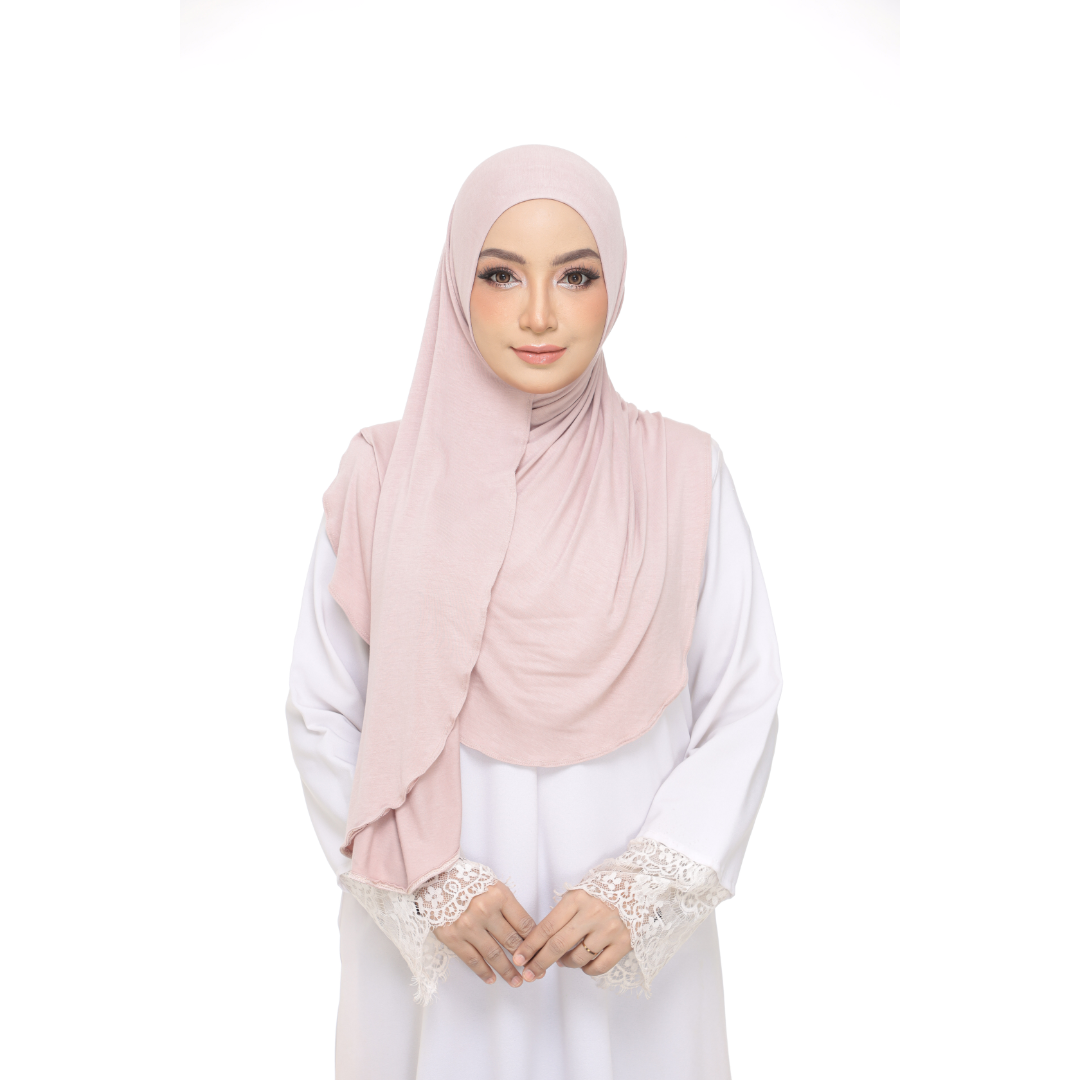 Nurul|Pale Rose|Bawal Lazy Selapis|Cotton Jersey