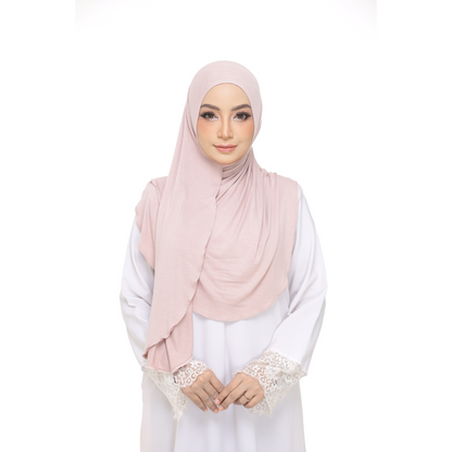 Nurul|Pale Rose|Bawal Lazy Selapis|Cotton Jersey