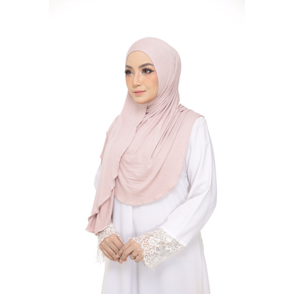 Nurul|Pale Rose|Bawal Lazy Selapis|Cotton Jersey