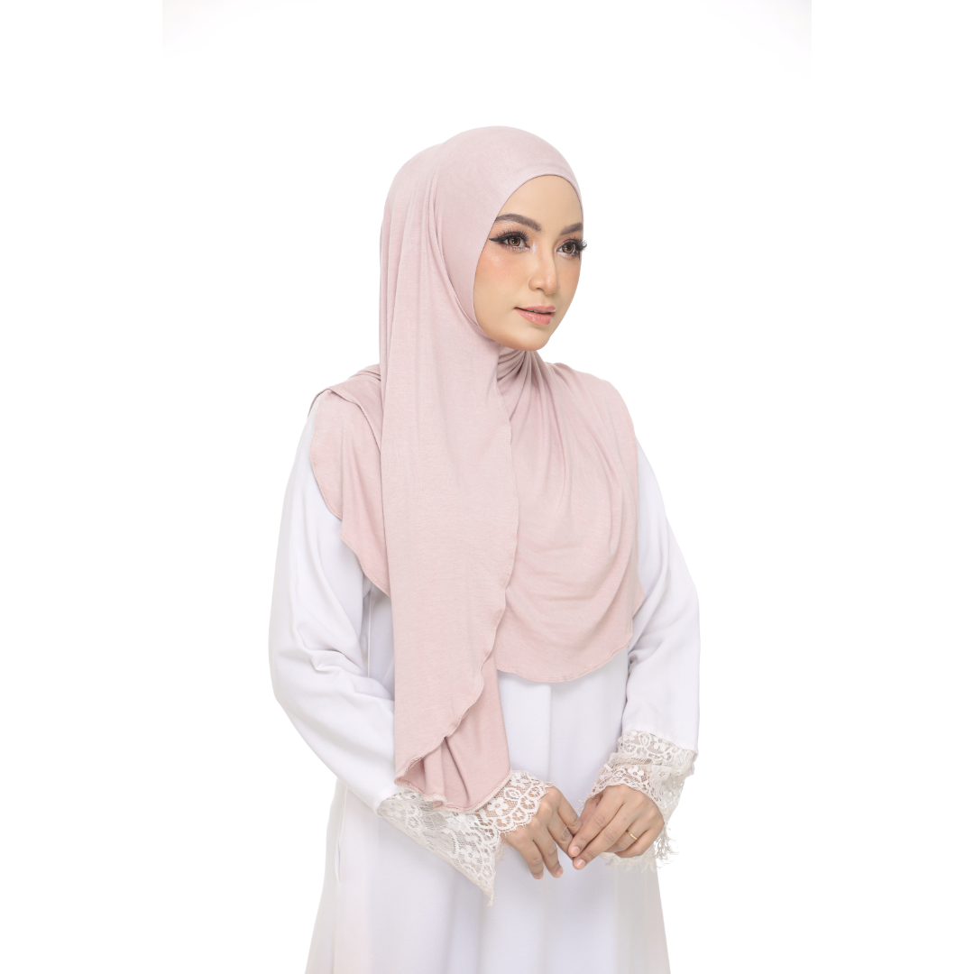 Nurul|Pale Rose|Bawal Lazy Selapis|Cotton Jersey