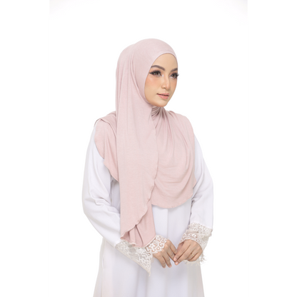Nurul|Pale Rose|Bawal Lazy Selapis|Cotton Jersey