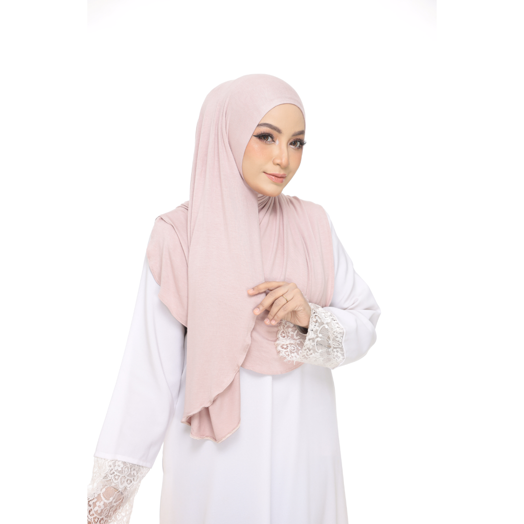 Nurul|Pale Rose|Bawal Lazy Selapis|Cotton Jersey