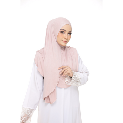 Nurul|Pale Rose|Bawal Lazy Selapis|Cotton Jersey