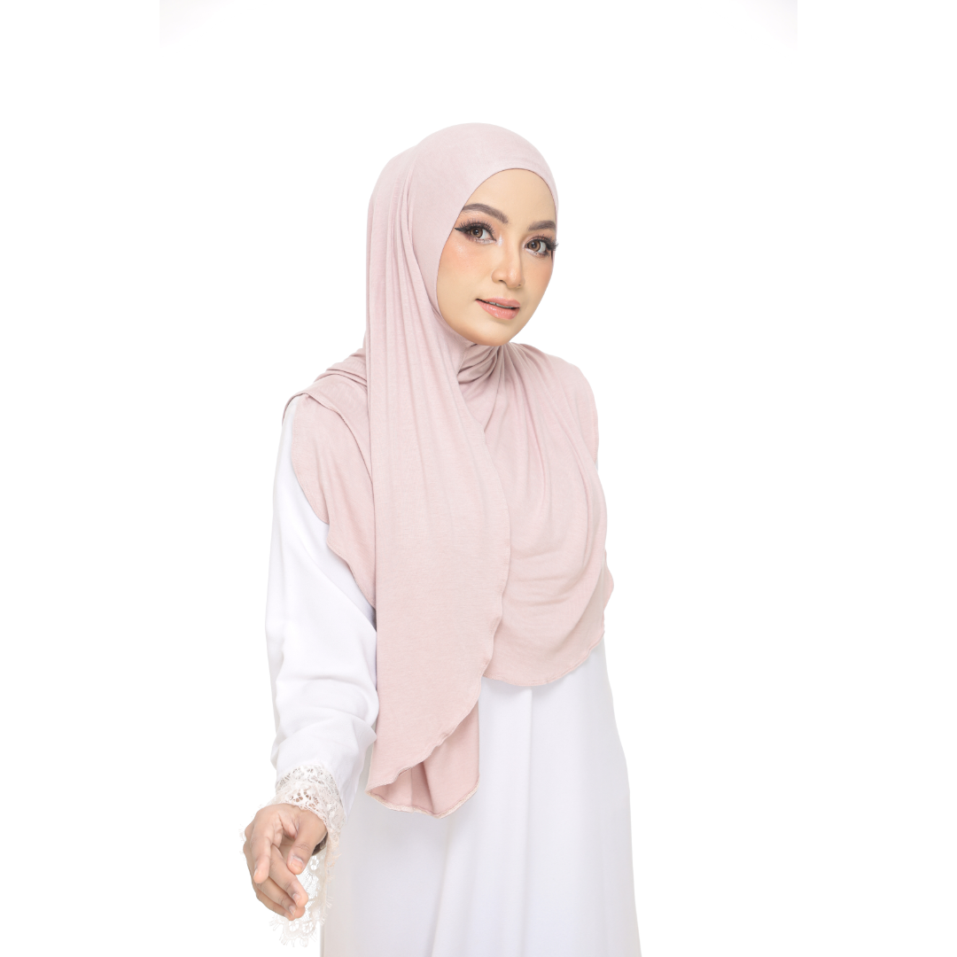 Nurul|Pale Rose|Bawal Lazy Selapis|Cotton Jersey
