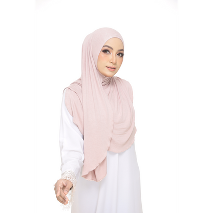 Nurul|Pale Rose|Bawal Lazy Selapis|Cotton Jersey