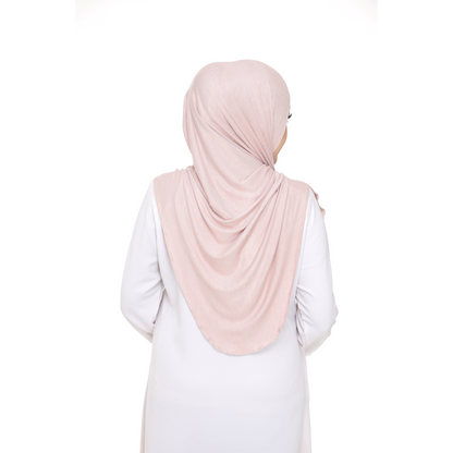 Nurul|Pale Rose|Bawal Lazy Selapis|Cotton Jersey