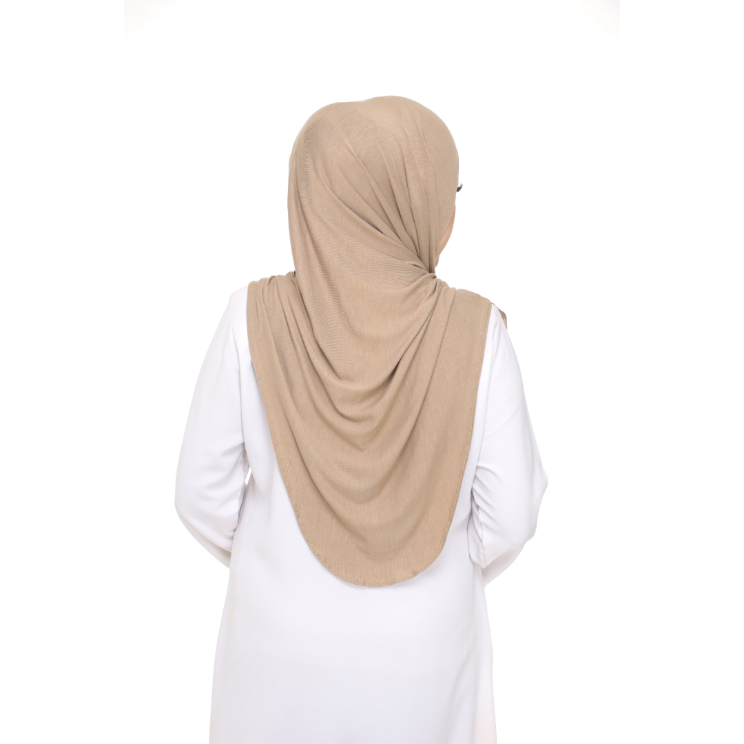 Nurul|Olive Brown|Bawal Lazy Selapis|Cotton Jersey