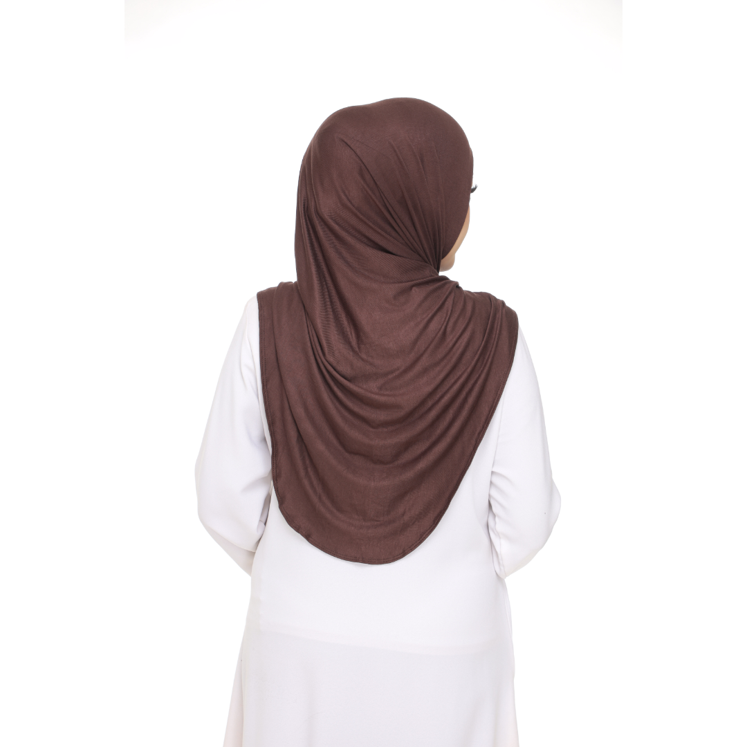 Nurul|Choco|Bawal Lazy Selapis|Cotton Jersey