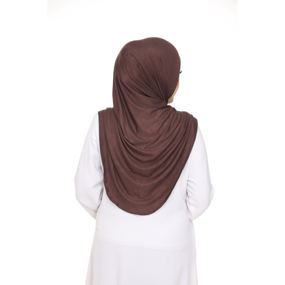 Nurul|Choco|Bawal Lazy Selapis|Cotton Jersey