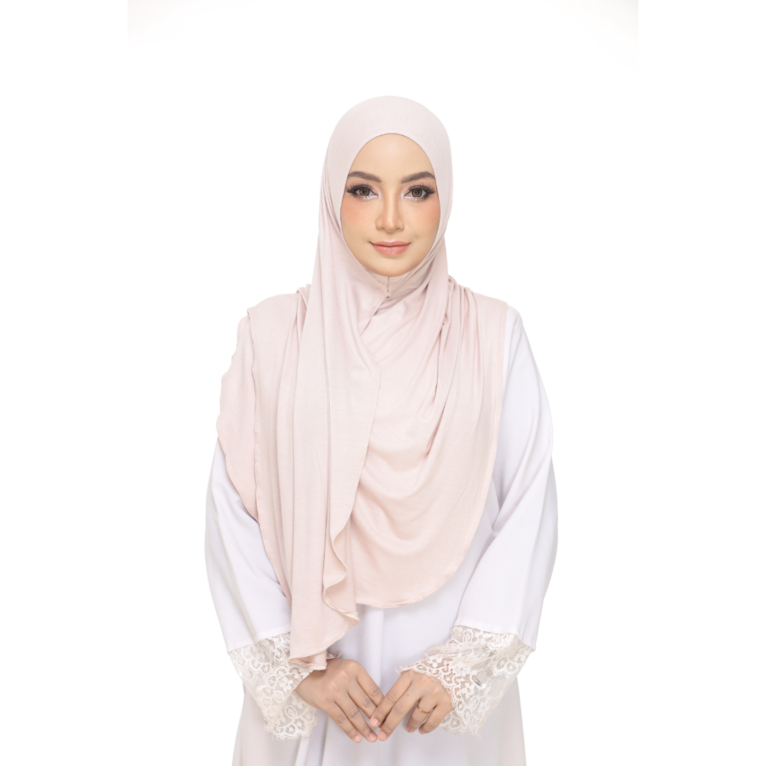 Nurul|Ivory|Bawal Lazy Selapis|Cotton Jersey