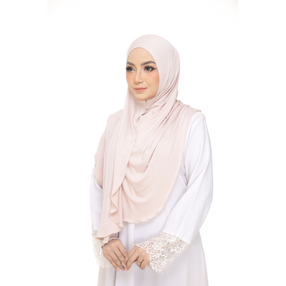 Nurul|Ivory|Bawal Lazy Selapis|Cotton Jersey