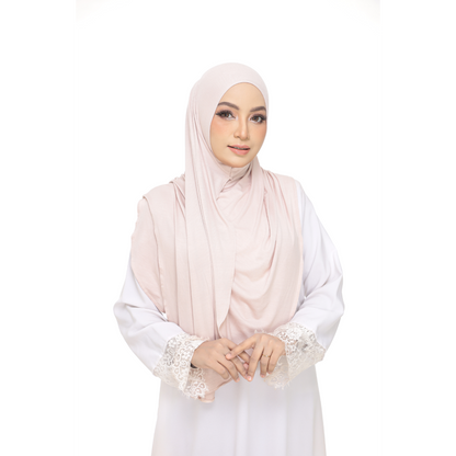 Nurul|Ivory|Bawal Lazy Selapis|Cotton Jersey