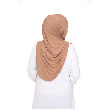 Nurul|Latte|Bawal Lazy Selapis|Cotton Jersey