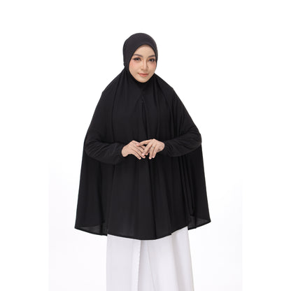 Black Mini Telekung Farah
