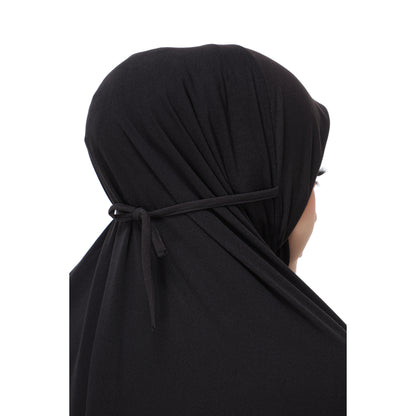 Black Mini Telekung Farah