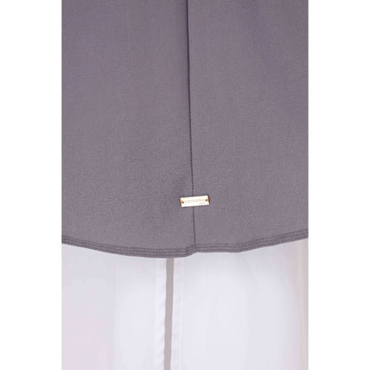 Metallic Gray Mini Telekung Farah