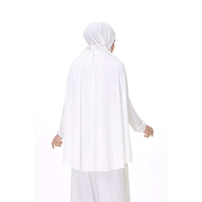 White Mini Telekung Farah