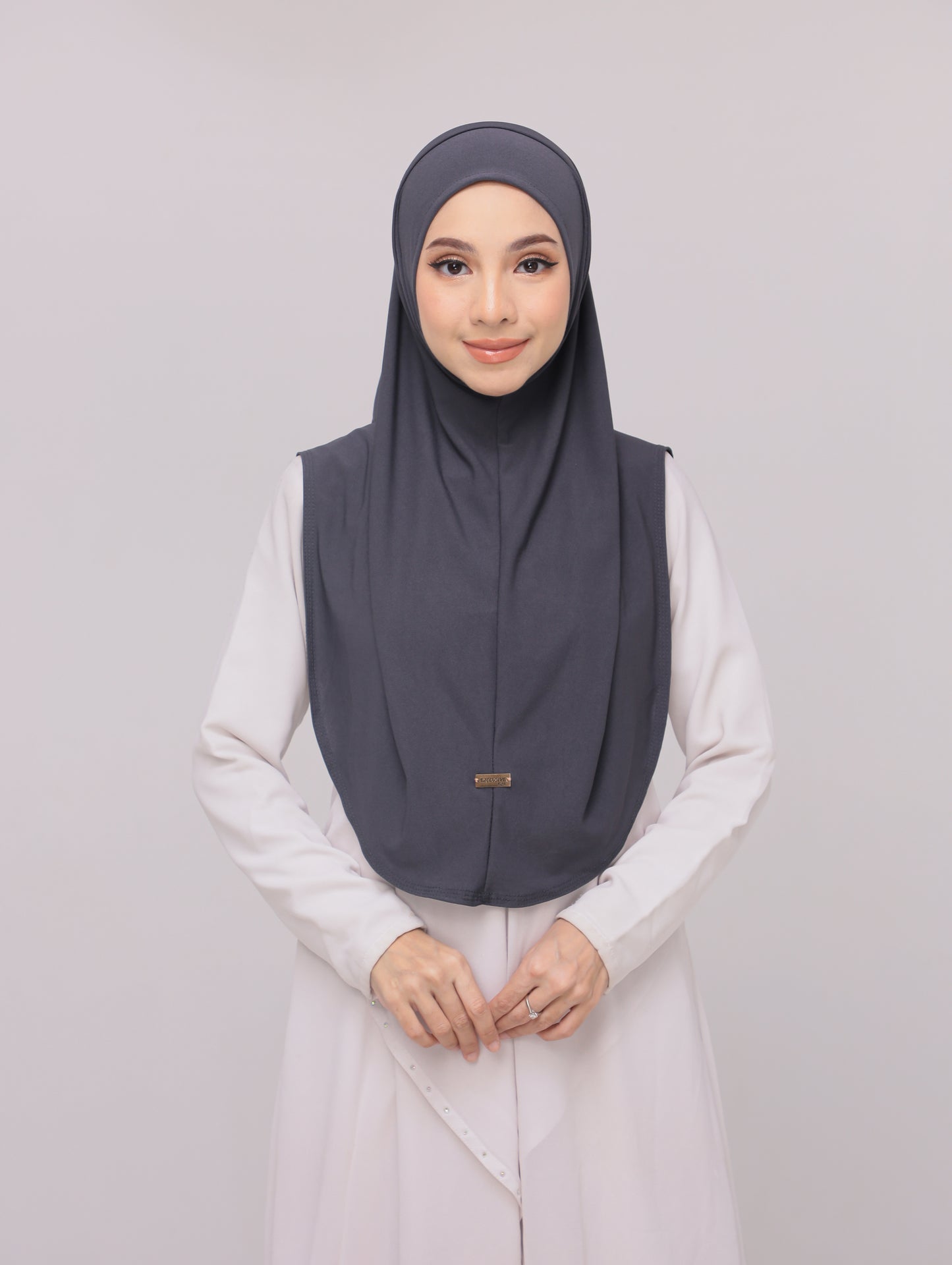 Pebble Grey|Fatima Instant Sarung Syria
