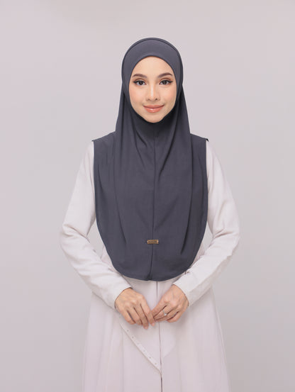 Pebble Grey|Fatima Instant Sarung Syria