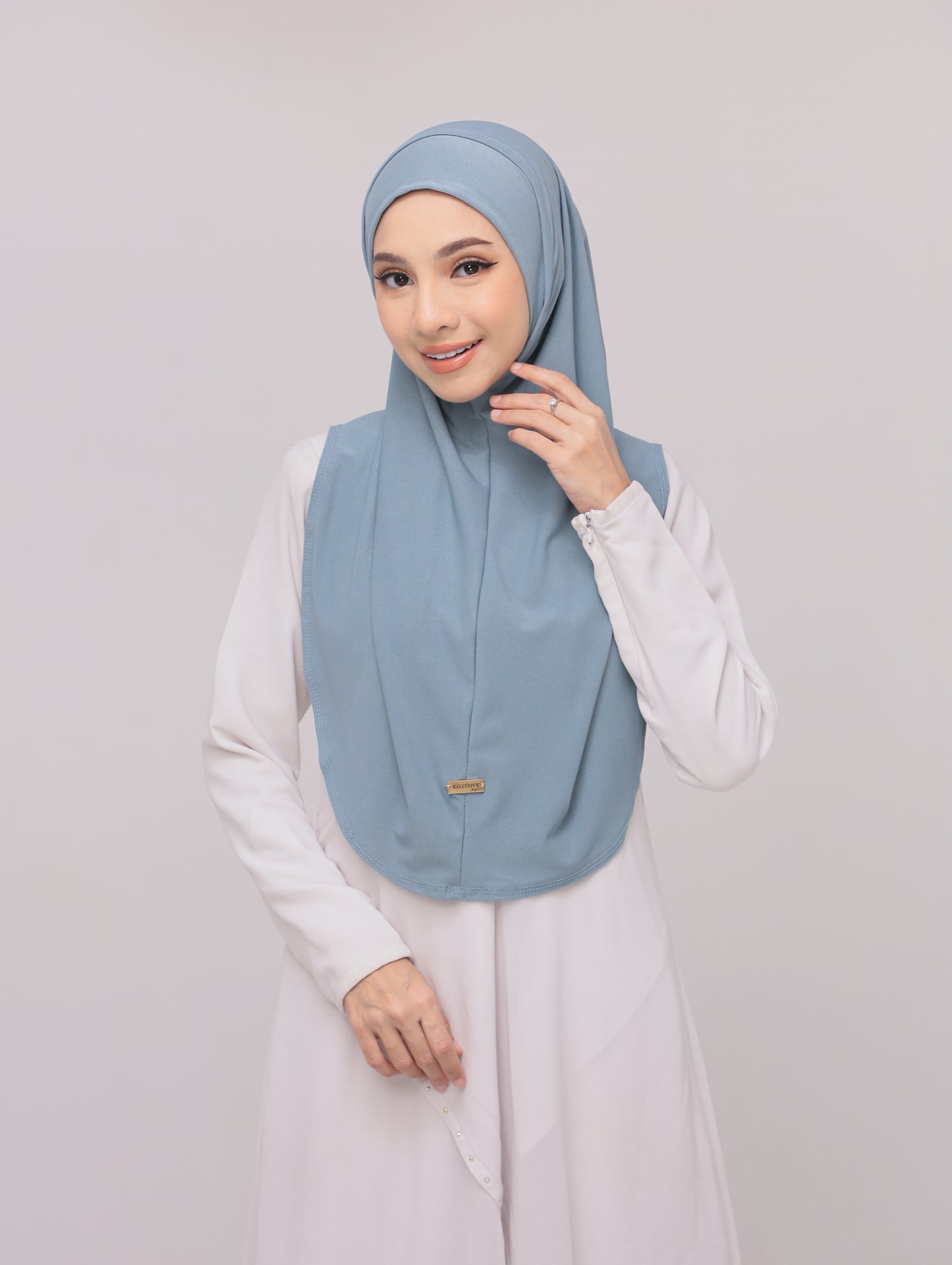 Stell Blue|Fatima Instant Sarung Syria
