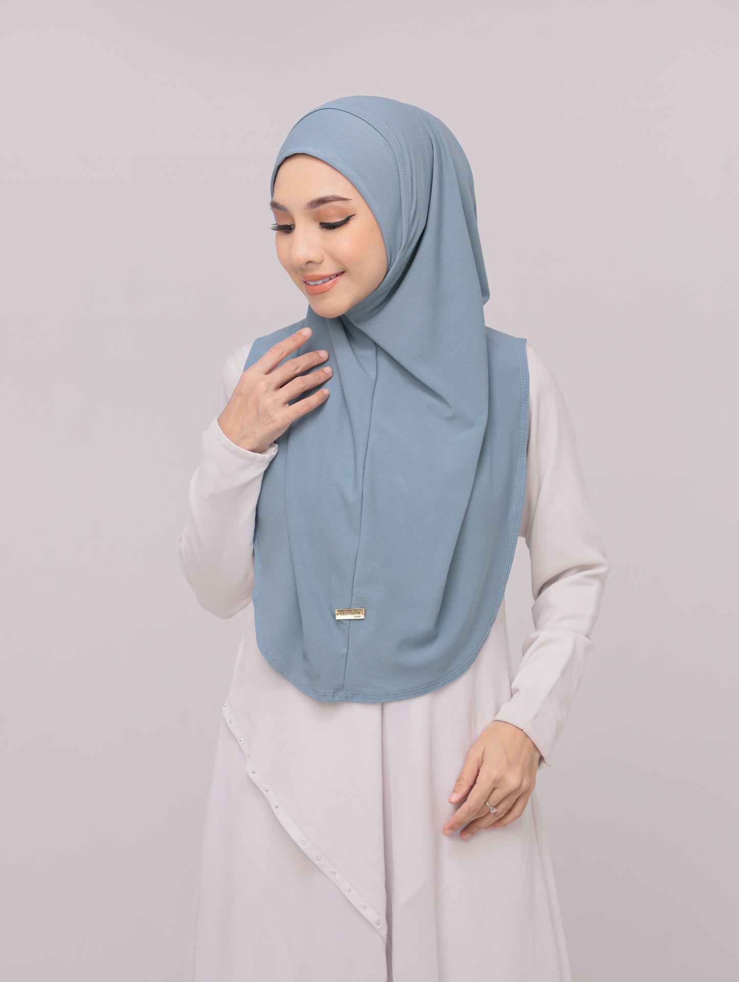 Stell Blue|Fatima Instant Sarung Syria