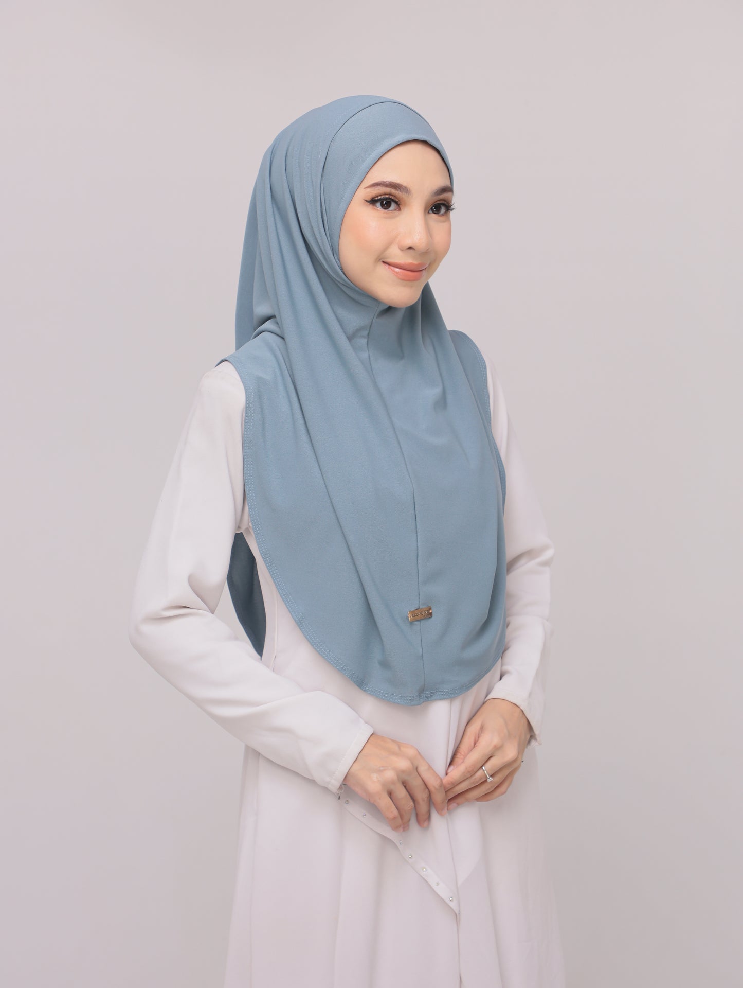 Stell Blue|Fatima Instant Sarung Syria