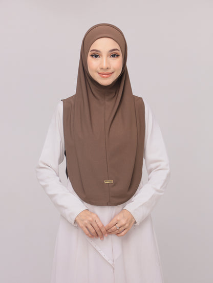 Powder Brown|Fatima Instant Sarung Syria