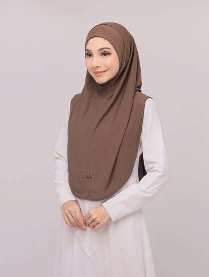 Powder Brown|Fatima Instant Sarung Syria