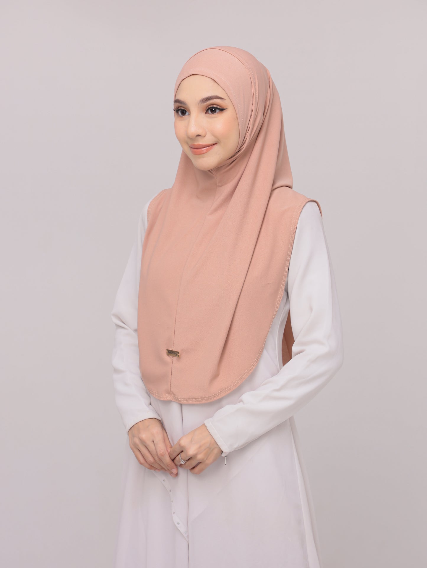 Peach |Fatima Instant Sarung Syria