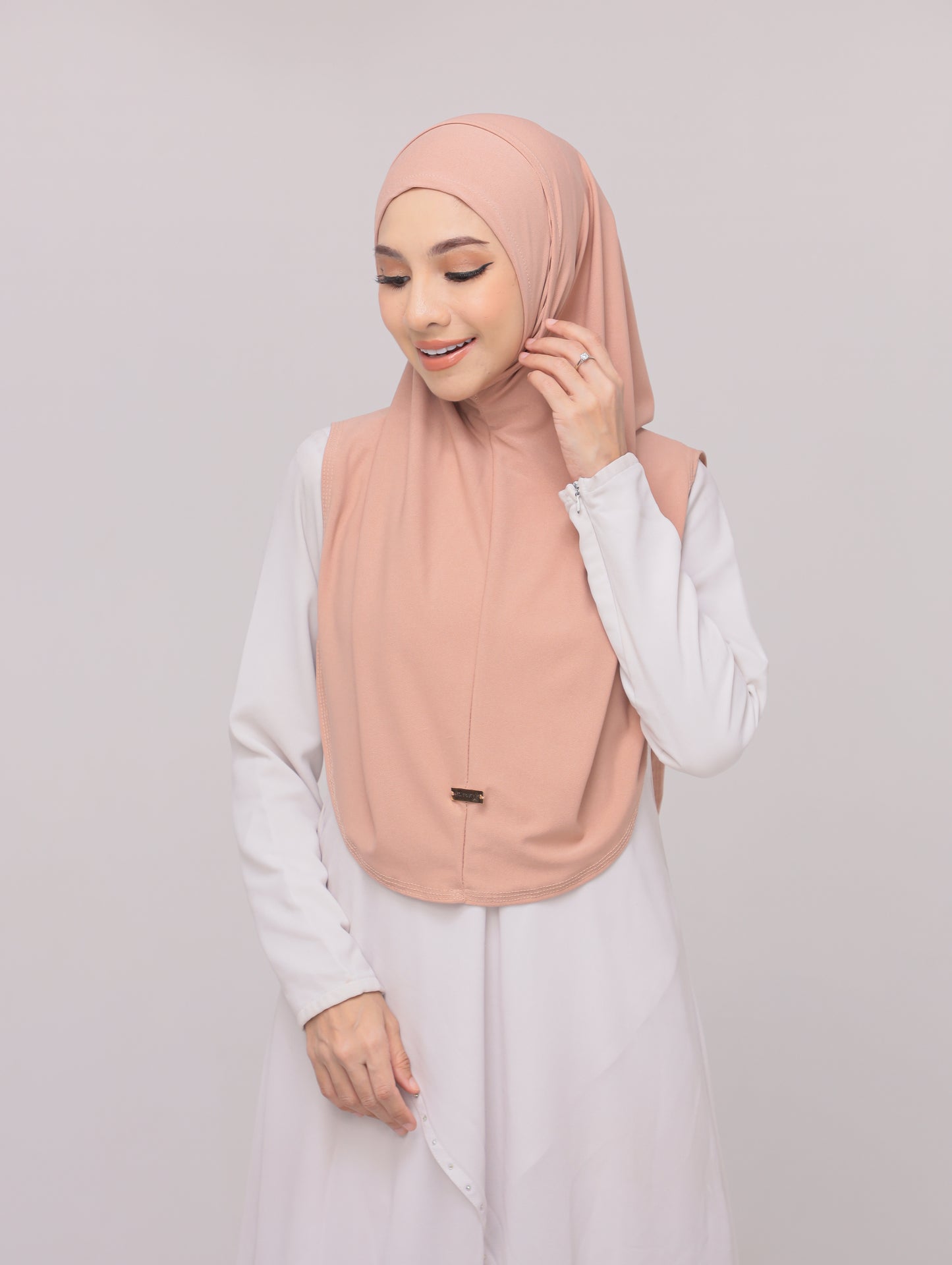 Peach |Fatima Instant Sarung Syria
